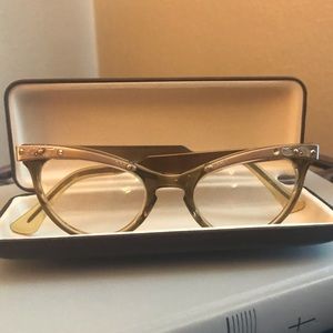 Vintage embellished cat eye glasses